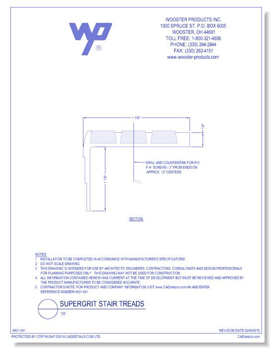 Supergrit Stair Tread: 122