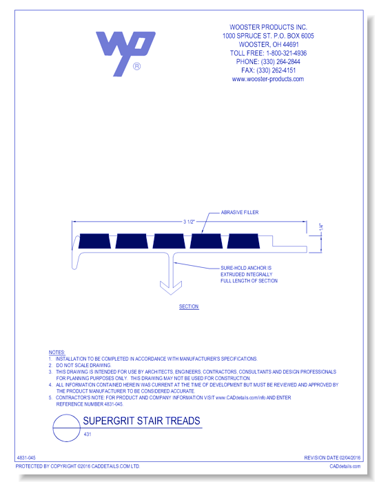 Supergrit Stair Tread: 431