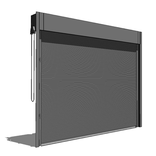 Revit: Insulated Fire Door - Face of Wall Mounted