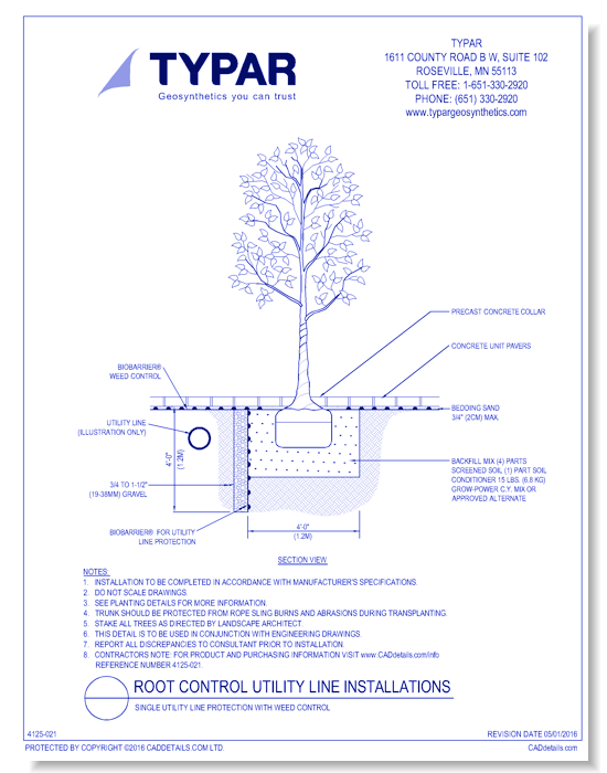 Single Utility Line Protection