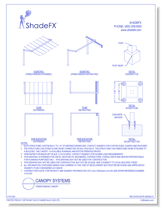 Freestanding Canopy