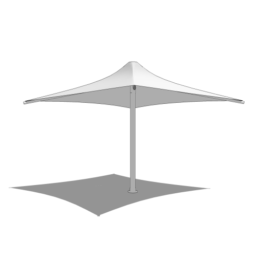 Sunset - 4.0M/13ft Square Retractable Umbrella
