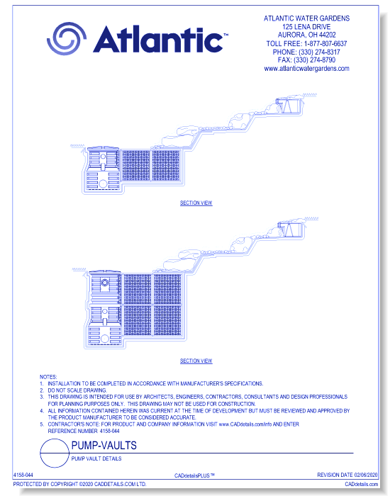 Pump Vault Details