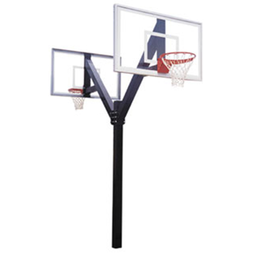 CAD Drawings First Team Sports Inc. Fixed Height Basketball Goals: Legend Jr Dual