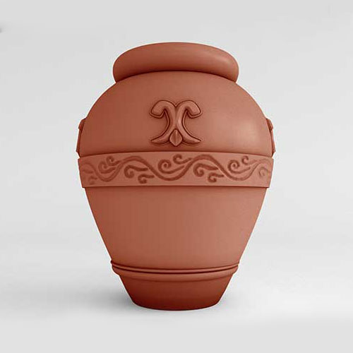 CAD Drawings TerraCast® Products Oil Jar Planter