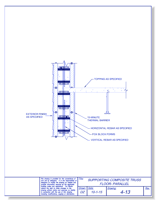 Composite Truss Floor Parallel