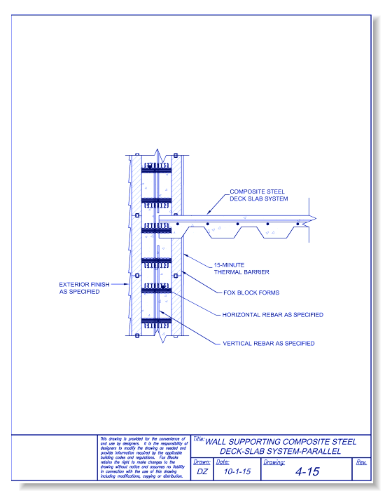 Composite Steel Slab Parallel