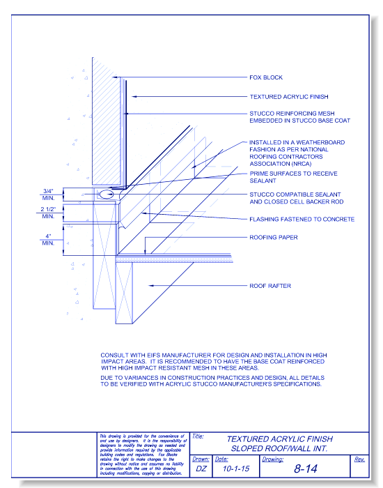 TAFS Sloped Roof/Wall