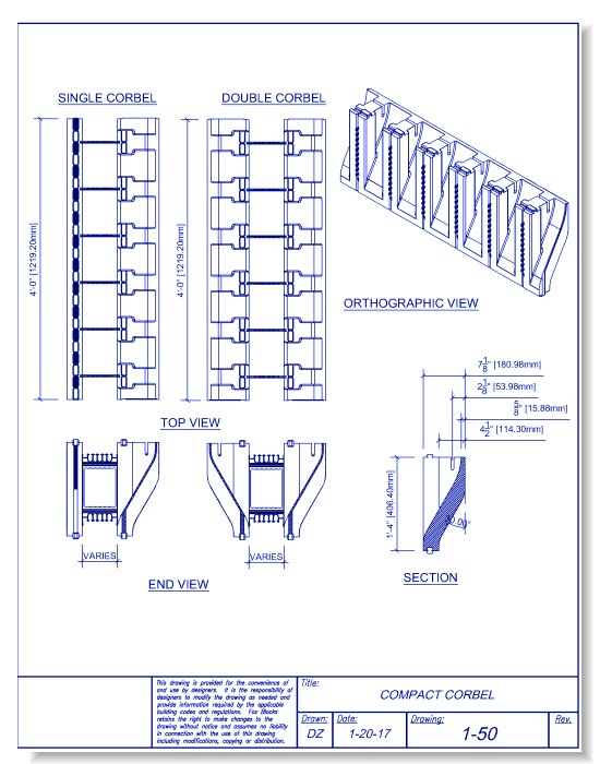 Compact Corbel