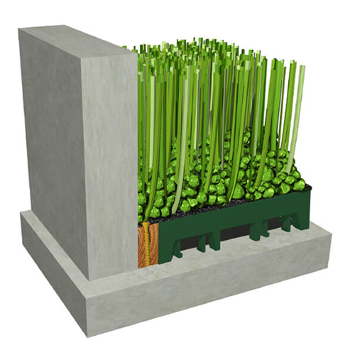 CAD Drawings BIM Models XGrass XGrass® Synthetic Turf for Rooftops