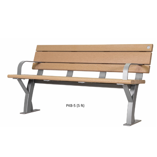 CAD Drawings BIM Models Wishbone Site Furnishings Parker Park Bench