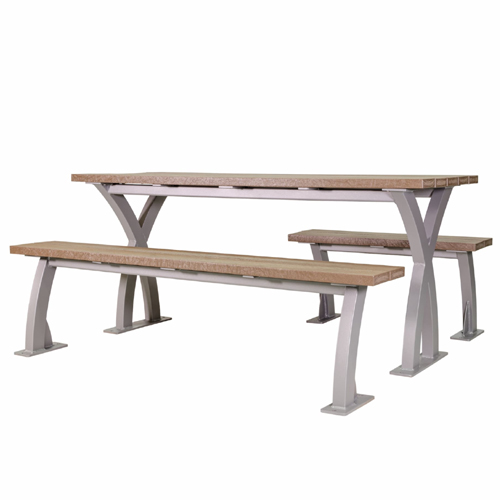 CAD Drawings BIM Models Wishbone Site Furnishings Parker Picnic Table