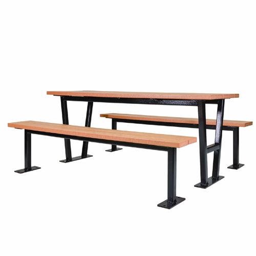 CAD Drawings BIM Models Wishbone Site Furnishings Rutherford Picnic Table