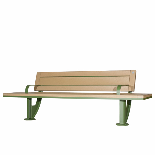 CAD Drawings BIM Models Wishbone Site Furnishings SURRE Park Bench