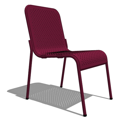 Model PM5-1011: Public Metro Chair - Aluminum Free Standing, Backed Chair, No Armrests
