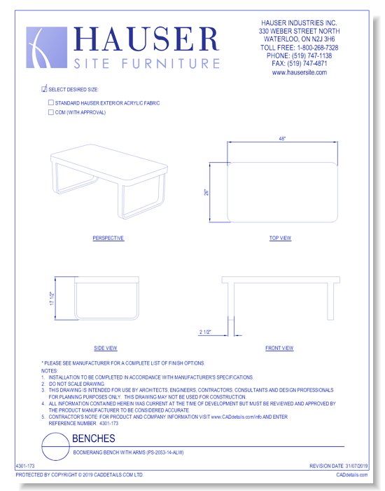 Loft Coffee Table (CHS6209-WT)