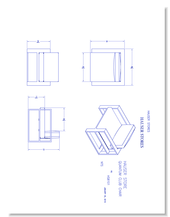 Quantum Club Chair (HS8101-K)