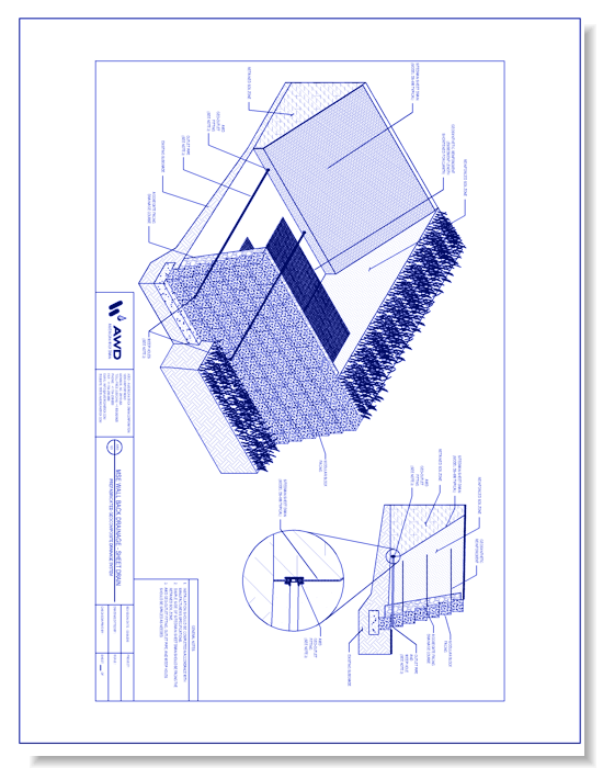AWD-123 MSE Wall Back Drainage - Sheet Drain