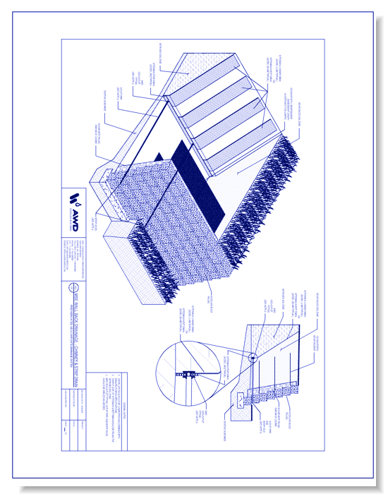 AWD-128 MSE Wall Back Drainage - Chimney & Strip Drain