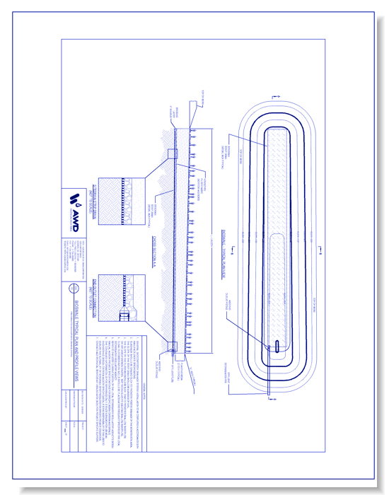 AWD-160 Bioswale - Plan and Profile View