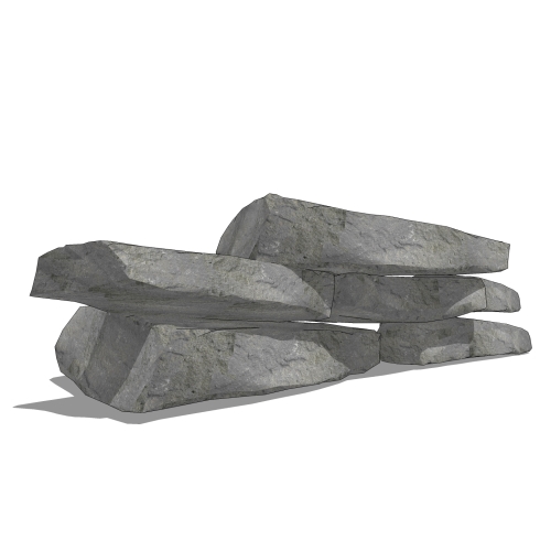CAD Drawings BIM Models STONEYARD® Boston Blend Ledgestone: Thin Stone Veneer