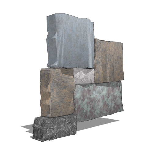 CAD Drawings BIM Models STONEYARD® Newport Mist Square & Rectangular: Thin Stone Veneer