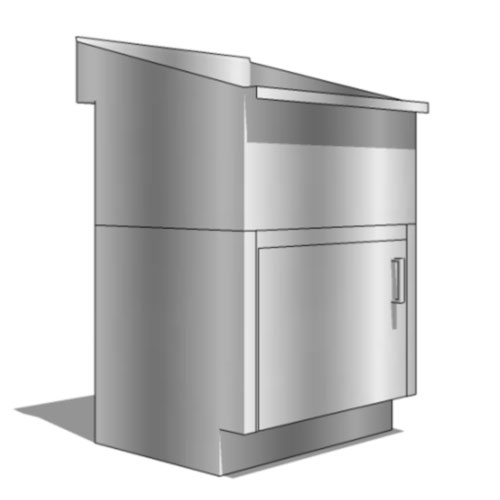 CAD Drawings BIM Models Ridalco Laundry Sink with Base Cabinet