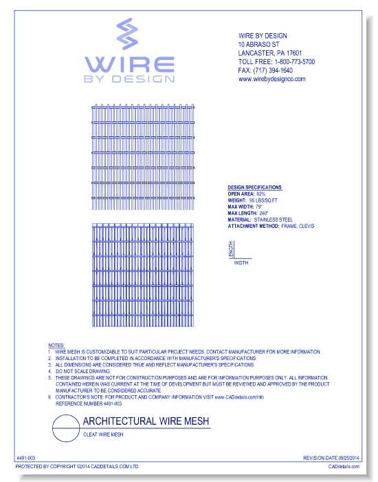 Cleat Wire Mesh