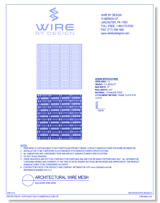 Bullnose Wire Mesh