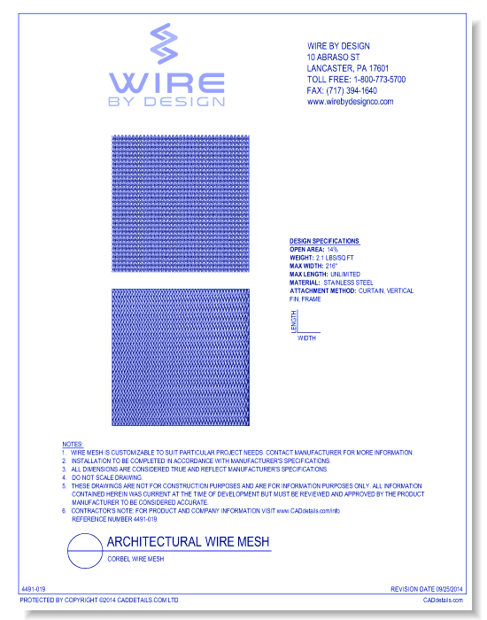 Corbel Wire Mesh