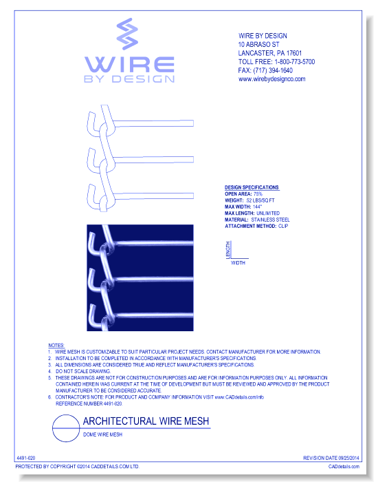 Dome Wire Mesh