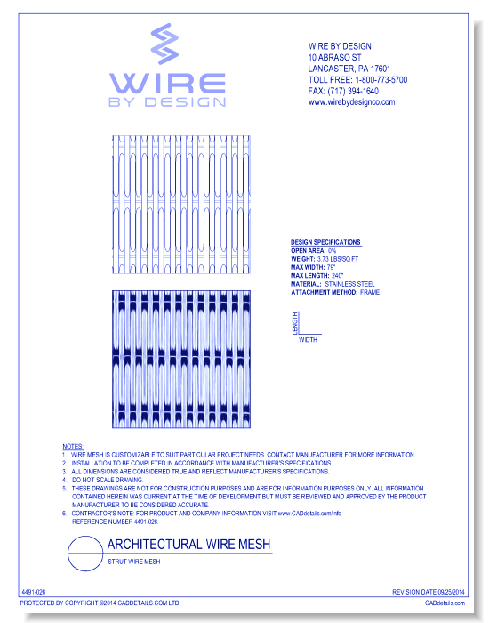 Strut Wire Mesh