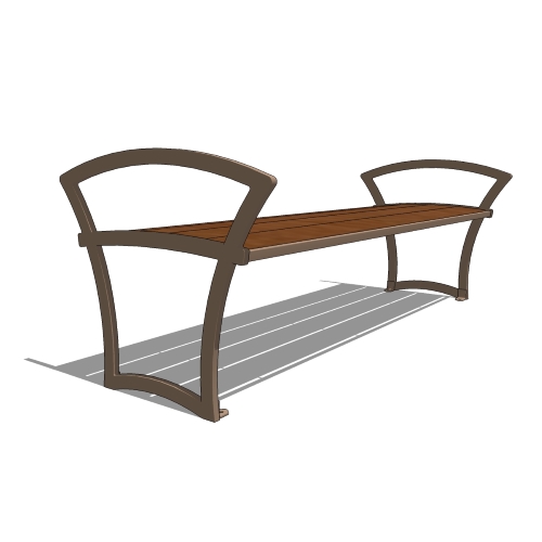 Madison Collection: Backless Bench - Ipe Wood