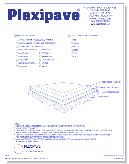 Plexipave Over Asphalt