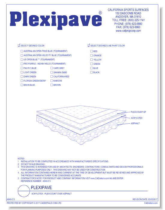 Acrylotex - Plexicourt Over Asphalt