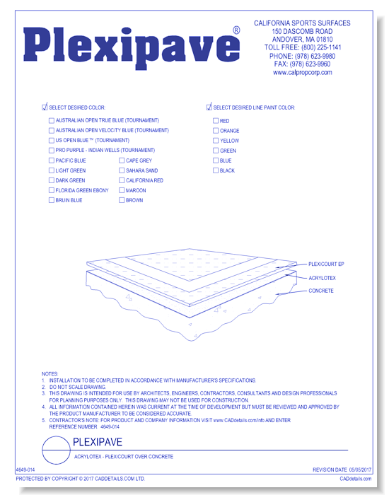Acrylotex - Plexicourt Over Concrete