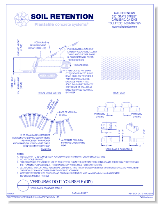 Verdura® 30 Standard Details