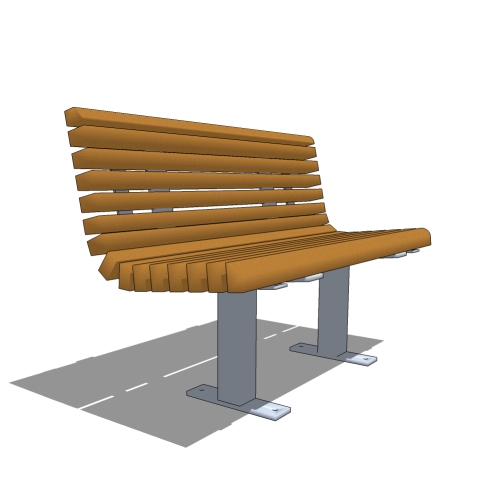 Walden™ Bench: 4 Ft. Recycled Plastic