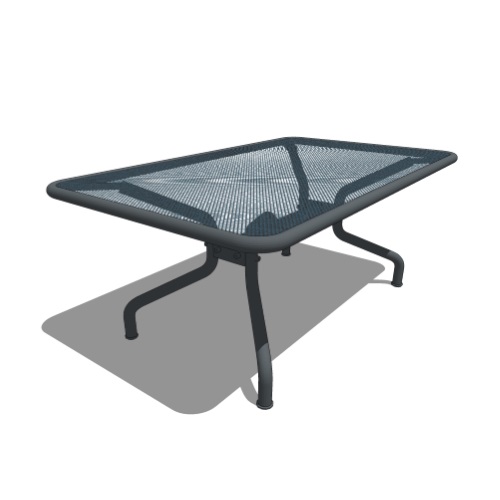 Mesh Top Lounge Table: Podio ( Model 3418 )