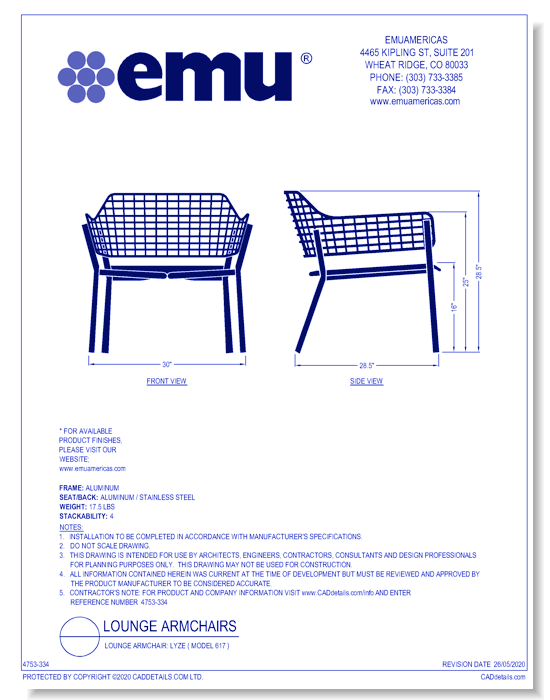 Lounge Armchair: Lyze ( Model 617 )