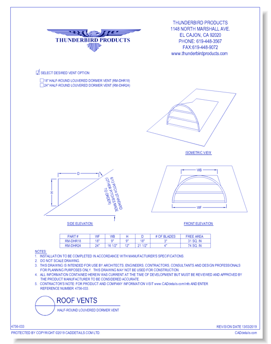 Half-Round Louvered Dormer Vent