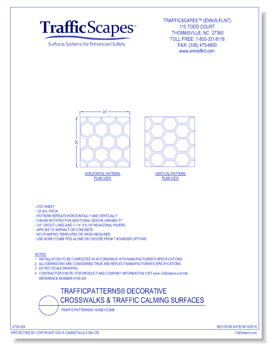 TrafficPatterns®: Honeycomb