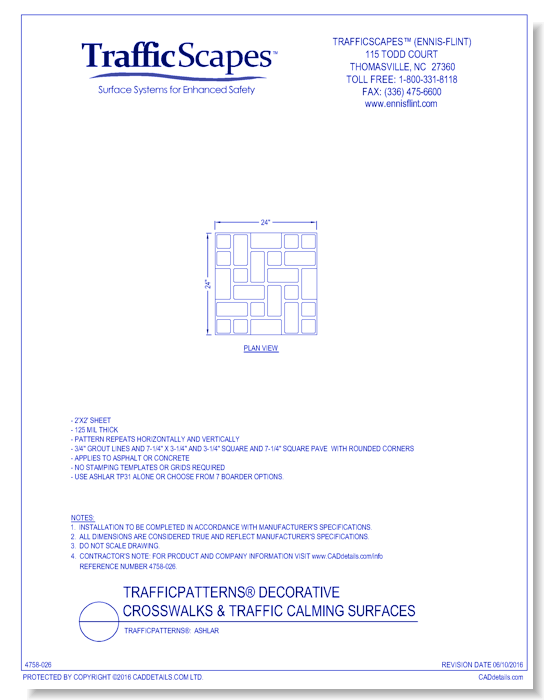 TrafficPatterns®: Ashlar