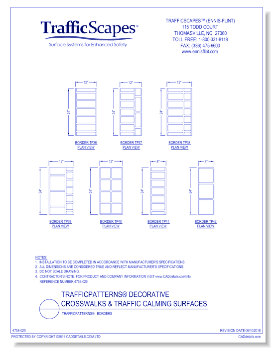 TrafficPatterns®: Borders