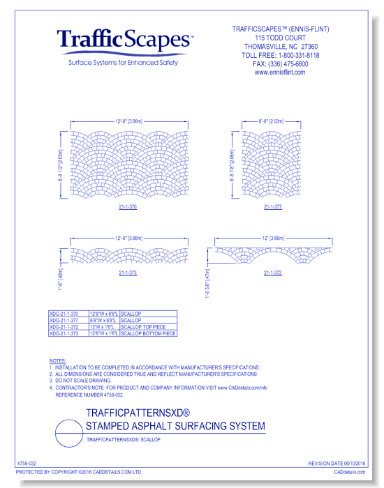 TrafficPatternsXD®: Scallop