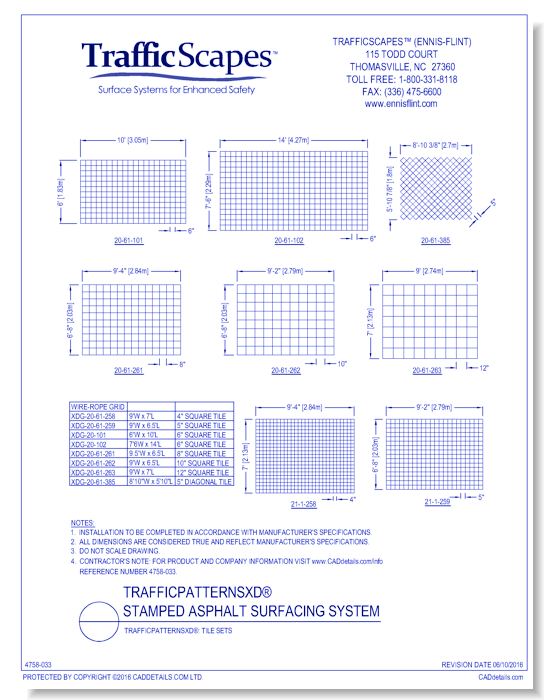 TrafficPatternsXD®: Tile Sets