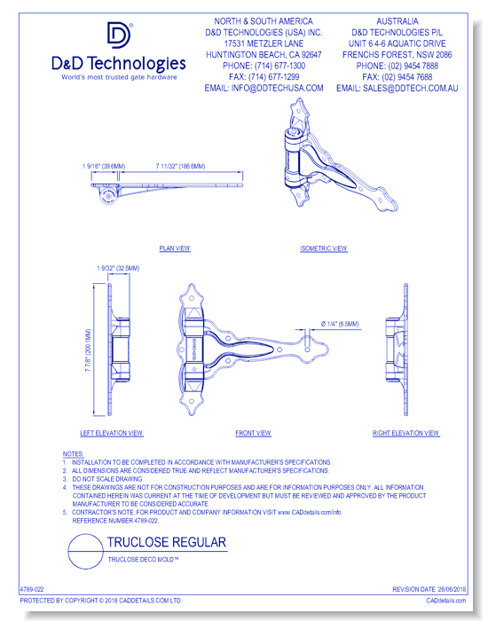TruClose Deco Mold™