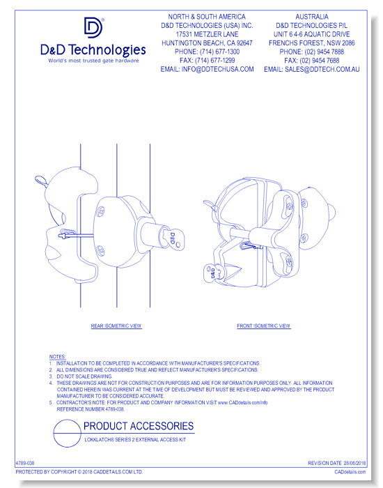LokkLatch® Series 2 External Access Kit