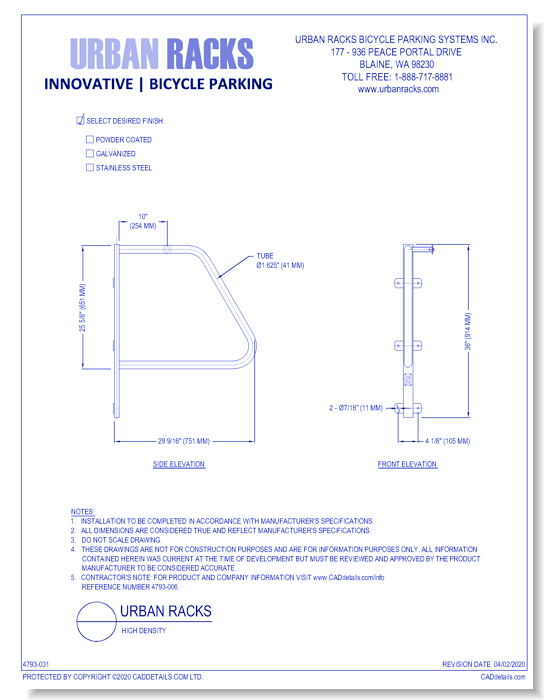 Urban Racks: High Density
