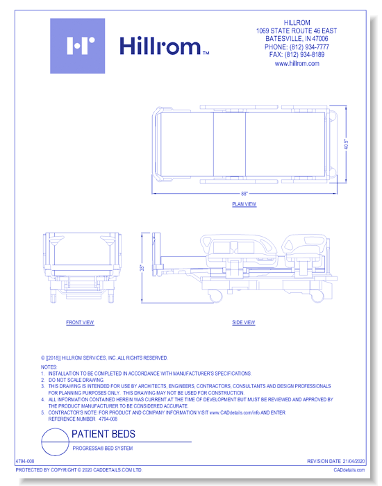 Progressa® Bed System